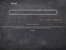 Tablet Screenshot of music.katz.cd