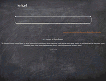 Tablet Screenshot of games.katz.cd