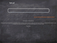 Tablet Screenshot of other.katz.cd